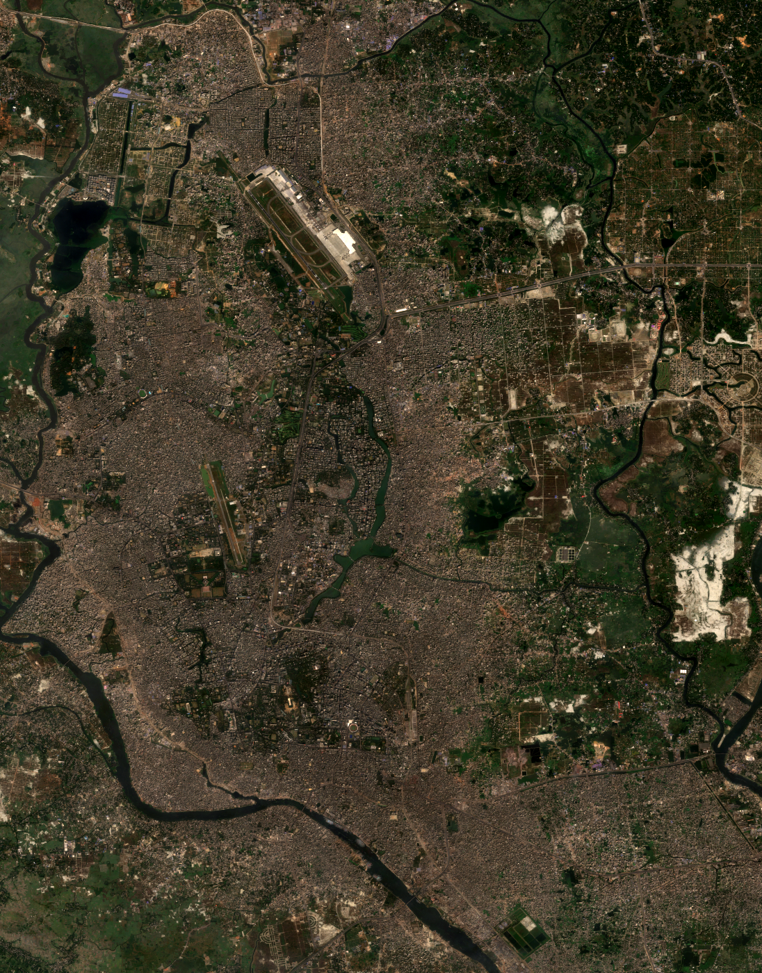 Sentinel-2 true colour, dry-season median Nov 2025-Feb 2026